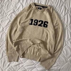 Haggar Beige Knit Sweater